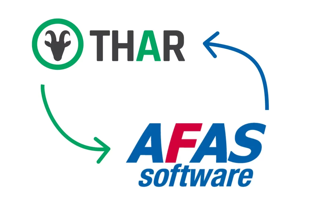 THAR leerplatform koppeling met AFAS software
